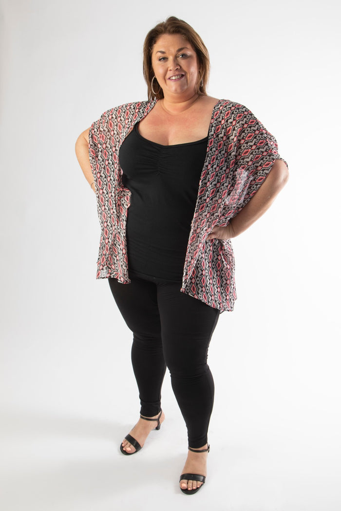 SCABROSA JACKET – AZTEC PRINT