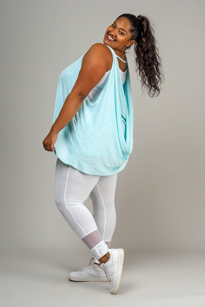 AQUA DRAPE TOP