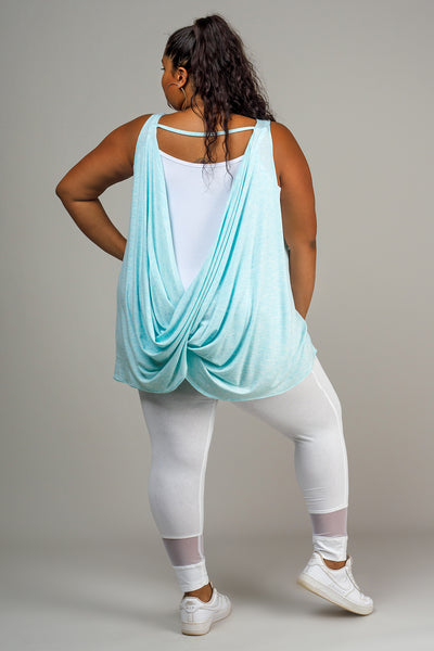 AQUA DRAPE TOP