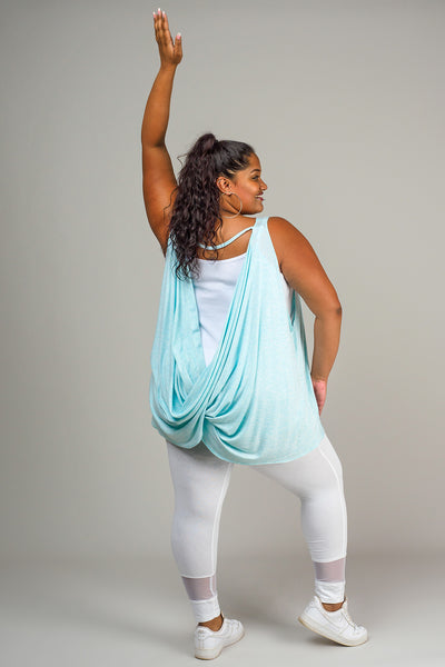 AQUA DRAPE TOP