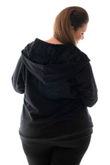 HOODIE RELAXED FIT - BLACK