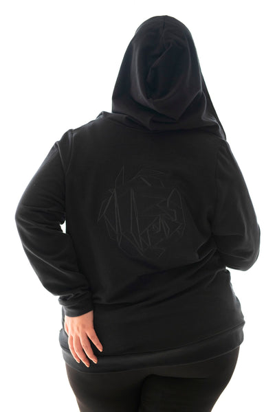 HOODIE RELAXED FIT - BLACK
