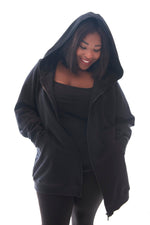 HOODIE RELAXED FIT - BLACK