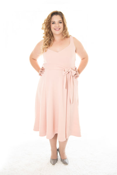 MAYFLOWER LONGER LENGTH TOP - NUDE