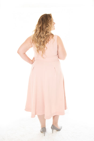 MAYFLOWER LONGER LENGTH TOP - NUDE