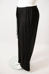 PJ PANTS KNIT LONG - BLACK