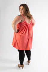 EASY DOES IT TOP - CORAL