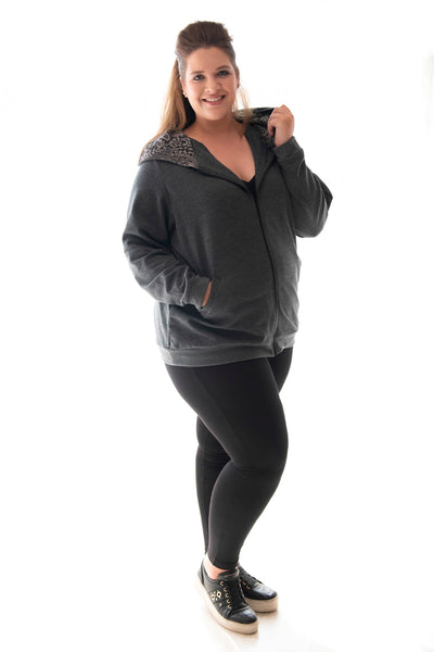 HOODIE RELAXED FIT - GREY