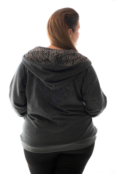 HOODIE RELAXED FIT - GREY