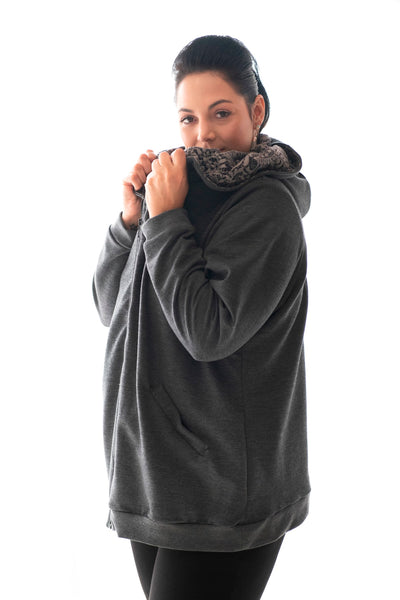 HOODIE RELAXED FIT - GREY