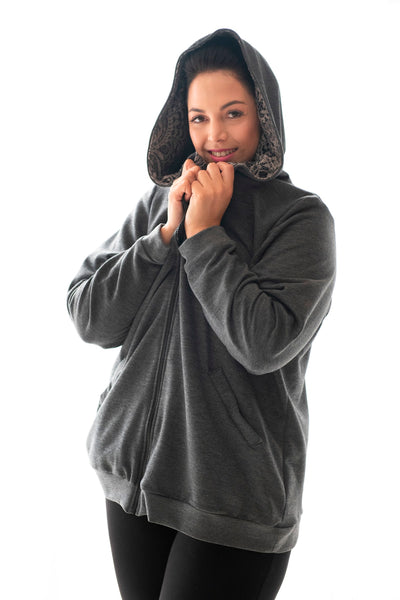 HOODIE RELAXED FIT - GREY