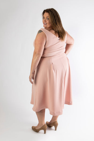 MAYFLOWER LONGER LENGTH TOP - NUDE