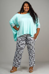 WIDE STRAIGHT LEG – GREY/WHITE CRACKLE
