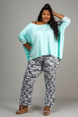 WIDE STRAIGHT LEG – GREY/WHITE CRACKLE