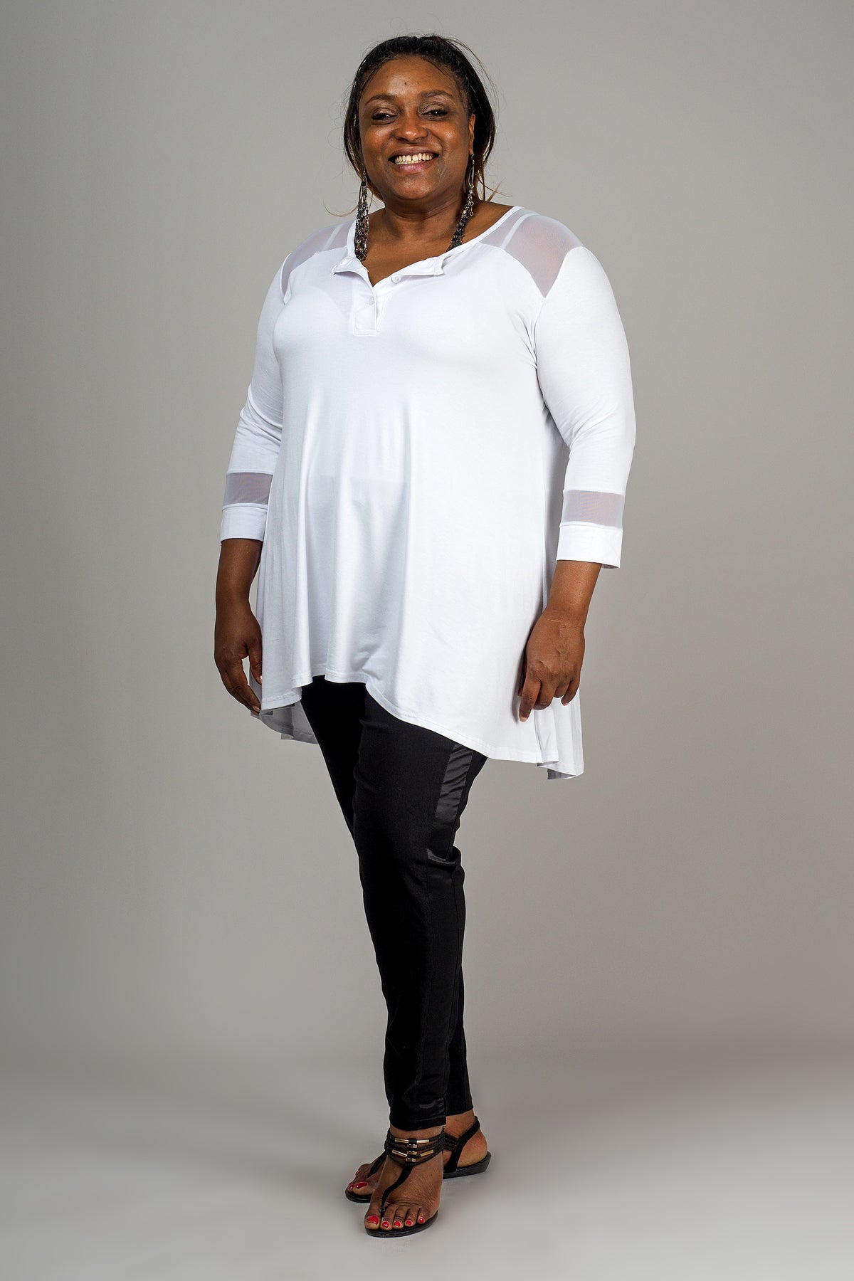 LUCY TOP - WHITE – Roze Collection