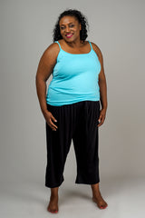 CAMI PLAIN NECK - BABY BLUE