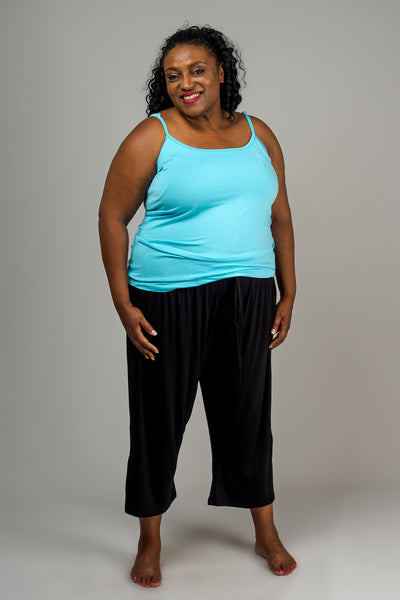 CAMI PLAIN NECK - BABY BLUE