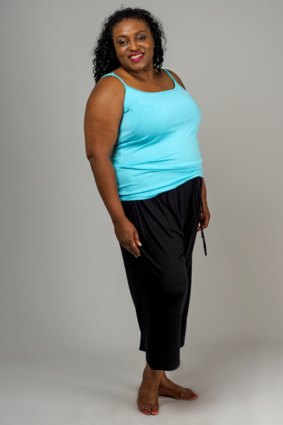 CAMI PLAIN NECK - BABY BLUE