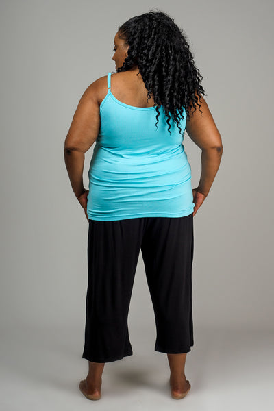 CAMI PLAIN NECK - BABY BLUE