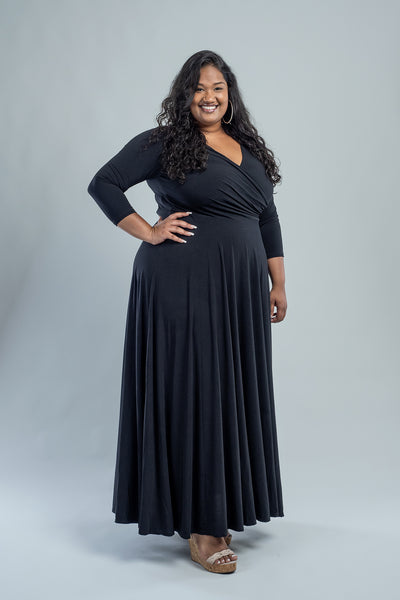 KATHRYN MAXI - BLACK