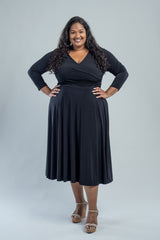 KATHRYN MIDI - BLACK