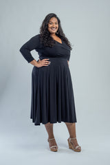 KATHRYN MIDI - BLACK