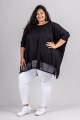 SUFFOLK TOP - BLACK