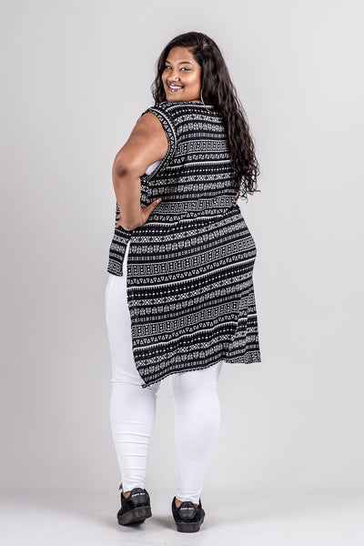 FLASHDANCE TEE - AZTEC PRINT