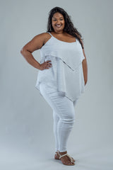 FOXTROT SLIP - GREY/WHITE PEBBLE