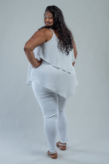 FOXTROT SLIP - GREY/WHITE PEBBLE