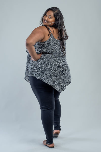 FOXTROT SLIP - BLACK/WHITE MOTTLE