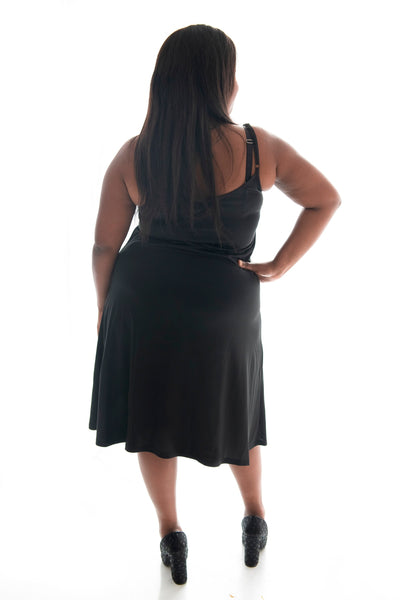 UNDERDRESS MIDI LENGTH - BLACK