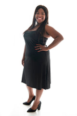 UNDERDRESS MIDI LENGTH - BLACK