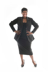 SUZANNE CORPORATE JACKET - BLACK