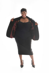 SUZANNE CORPORATE JACKET - BLACK