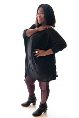 SUFFOLK TOP - BLACK