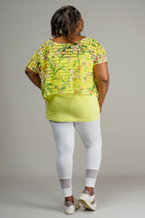 TANGO CROP TOP - YELLOW FLORAL