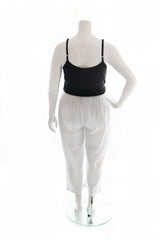 PJ PANTS COTTON ¾ LENGTH - WHITE