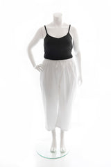 PJ PANTS COTTON ¾ LENGTH - WHITE