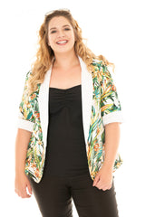 model posing in our albertine summer jacket