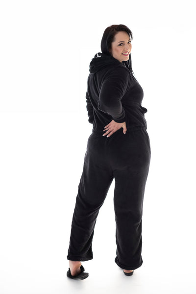 SNOWBALL ONESIE – BLACK/STAR