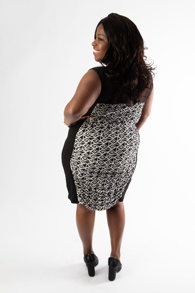 WILDFIRE BODYCON - GEO PRINT